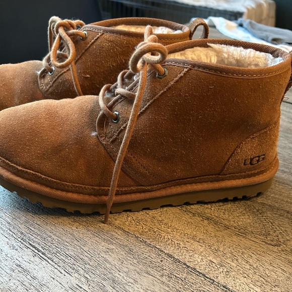 UGG Men’s Neumal Chukka Suede Lace Boots Size 10 - Picture 15 of 16